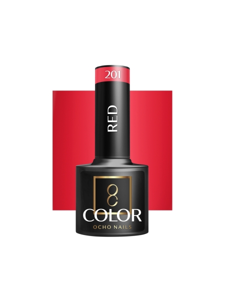 OCHO NAILS Lakier hybrydowy red 201 -5 g