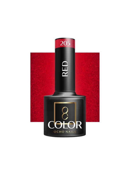 OCHO NAILS Lakier hybrydowy red 205 -5 g