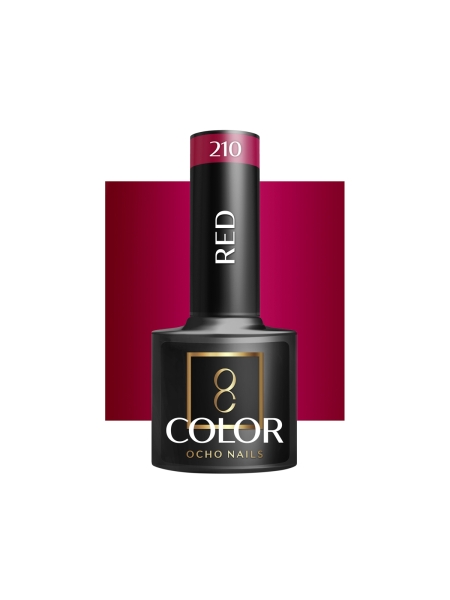 OCHO NAILS Lakier hybrydowy red 210 -5 g