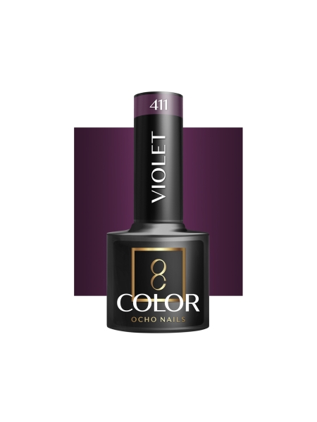 OCHO NAILS Lakier hybrydowy violet 411 -5 g