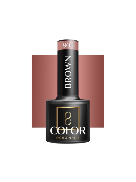 OCHO NAILS Lakier hybrydowy brown 804 -5 g