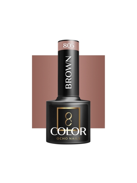 OCHO NAILS Lakier hybrydowy brown 805 -5 g