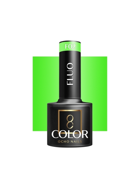 OCHO NAILS Lakier hybrydowy fluo F02 -5 g