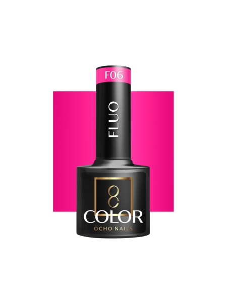 OCHO NAILS Lakier hybrydowy fluo F06 -5 g