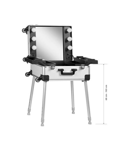 Kufer przenośne stanowisko T-27 srebrne - 8