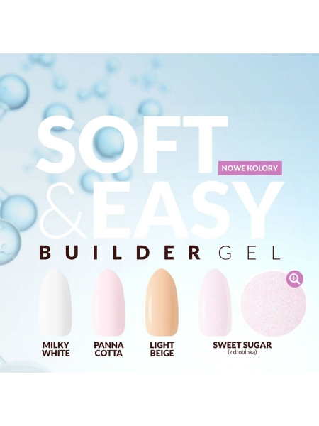 Claresa żel budujący Soft&Easy gel light beige 45g - 4