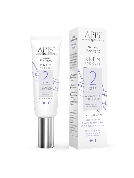 Apis Natural slow aging Krem pod oczy STEP 2 wygładzenie ,,SOFT FOCUS” 15 ml