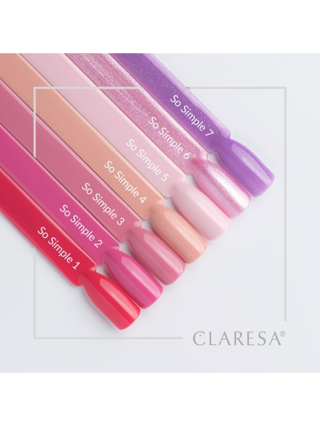 CLARESA Lakier hybrydowy So simple 1- 5g - 3