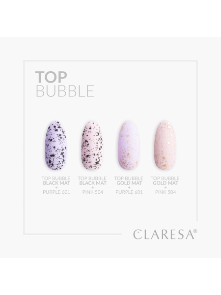 Claresa Top Bubble gold Matt No wipe -5g - 4