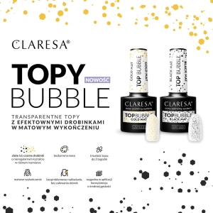 Claresa Top Bubble gold Matt No wipe -5g - image 2