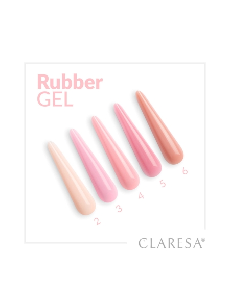 Claresa Żel budujący Rubber żel 6 -12g - 4