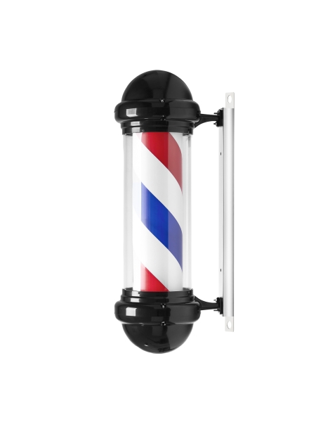 Plafon podświetlany pole barber shop BB-02 czarny duży