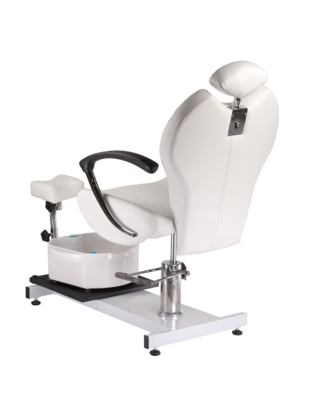 Fotel do pedicure z masażerem stóp BR-2301 biały - 5