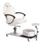 Fotel do pedicure z masażerem stóp BR-2301 biały - 2