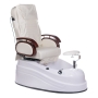 Fotel do pedicure z masażem BR-2307 Kremowy - 2