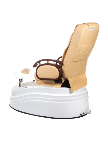 Fotel do pedicure z masażem BR-2307 Beżowy - 8