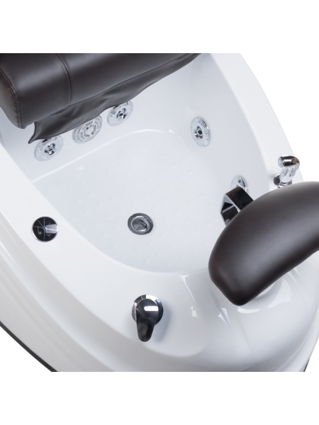 Fotel do pedicure z masażem BR-2307 Brązowy - 5