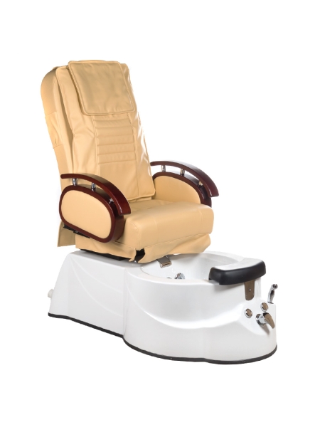 Fotel do pedicure z masażem BR-3820D Beżowy