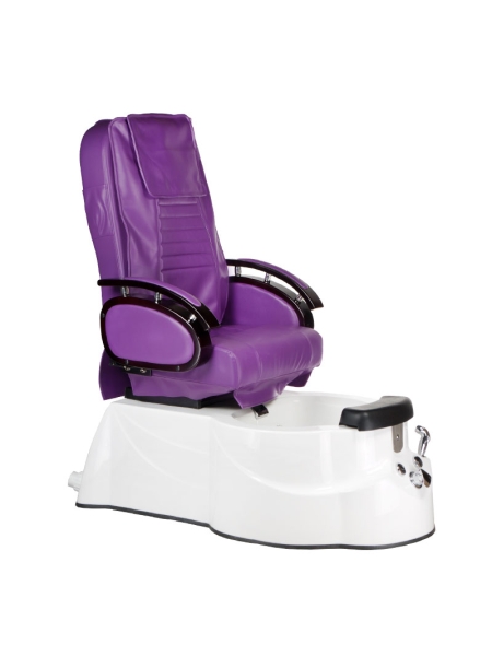 Fotel do pedicure z masażem BR-3820D Fioletowy