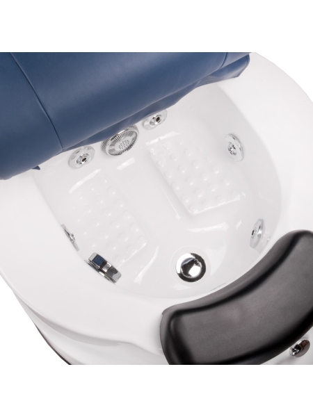 Fotel do pedicure z masażem BR-3820D Niebieski - 4