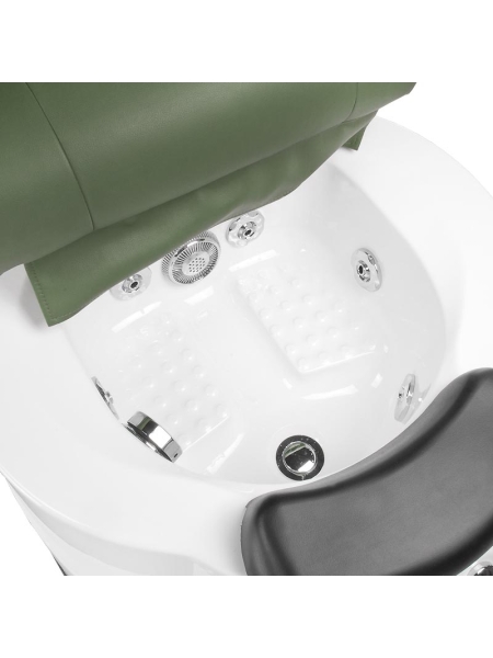 Fotel do pedicure z masażem BR-3820D Zielony - 4