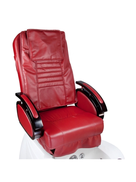 Fotel do pedicure z masażem BR-3820D Bordowy - 3