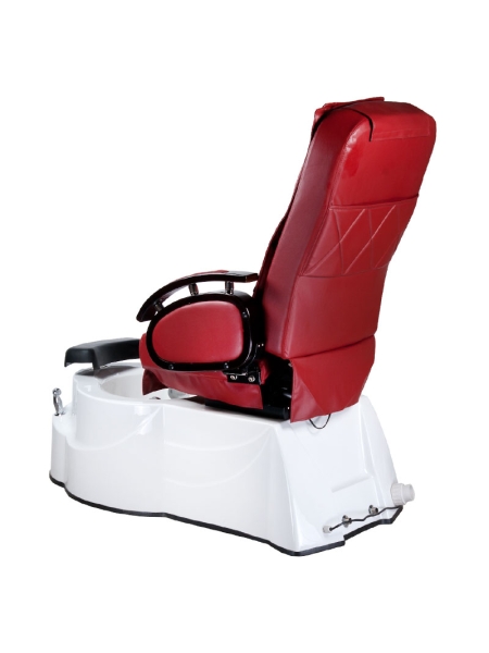 Fotel do pedicure z masażem BR-3820D Bordowy - 8