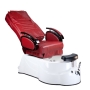 Fotel do pedicure z masażem BR-3820D Bordowy - 3