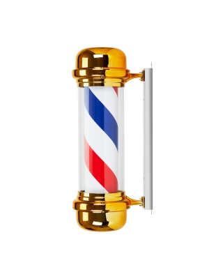 Plafon podświetlany pole barber shop BB-02 złoty duży - image 2