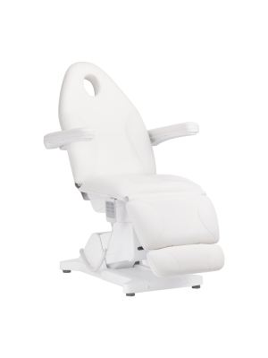 Fotel kosmetyczny elektryczny Sillon Basic 3 siln. biały - image 2