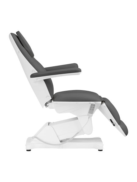 Fotel kosmetyczny elektryczny Sillon Basic 3 siln. szary - 4