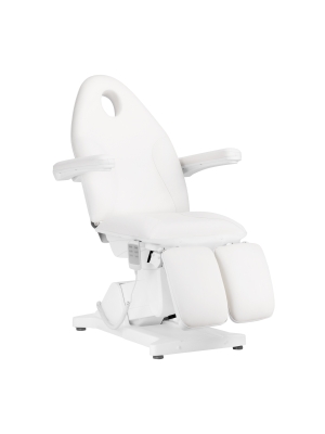 Fotel kosmetyczny elektryczny Sillon Basic pedi 3 siln. biały - image 2