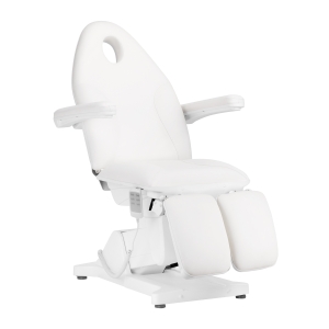 Fotel kosmetyczny elektryczny Sillon Basic pedi 3 siln. biały - image 2