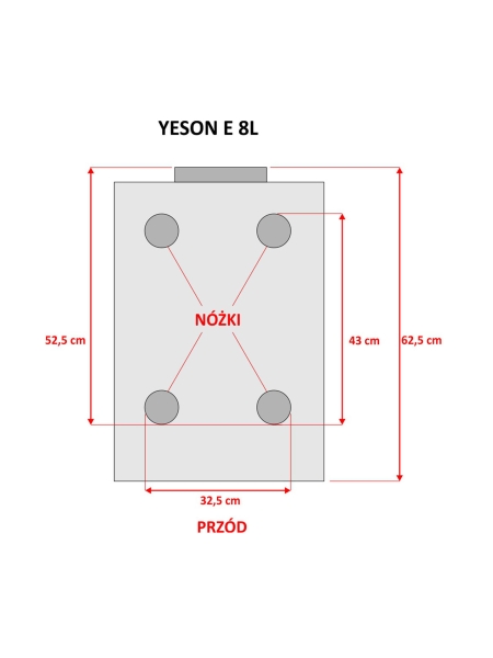 YESON Autoklaw YS-8L-E Black LED Z Drukarką 8 L Klasa B Medyczna - 3