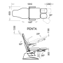 NAMROL PENTA Fotel Podologiczny Elektryczny - 7