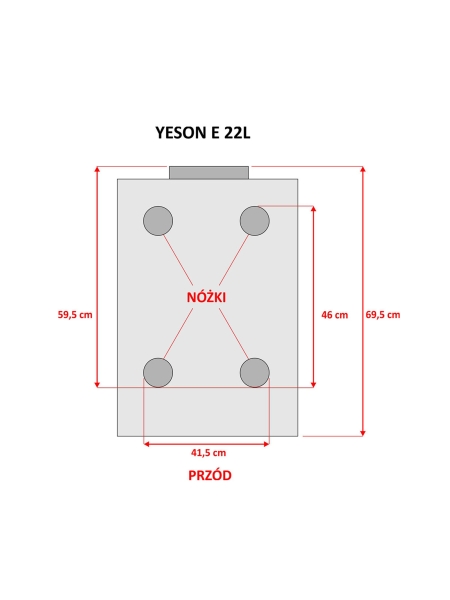 YESON Autoklaw  YS-22L-E Black LED Z Drukarką 22 L Klasa B Medyczna - 3