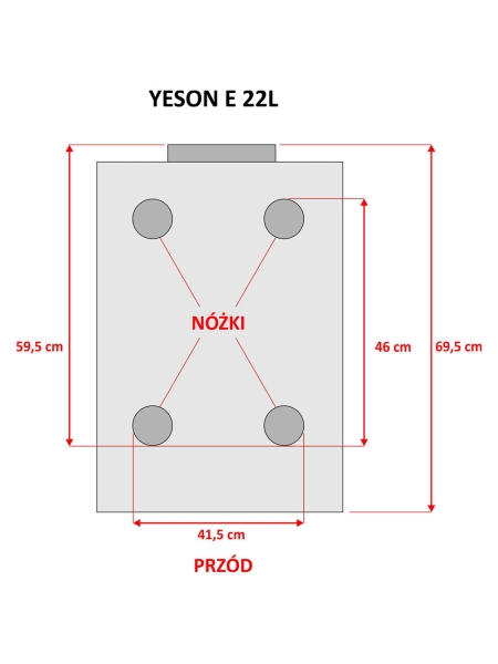 YESON Autoklaw YS-22L-E Black LCD Z Drukarką 22 L Klasa B Medyczna - 6