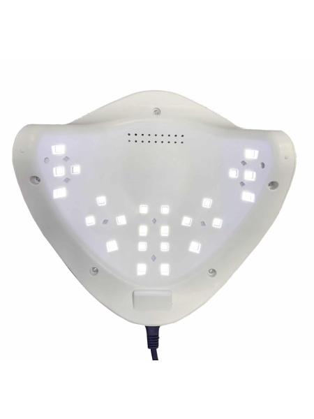 Zestaw kuferek srebrny duży + lampa UV LED 48W - 5