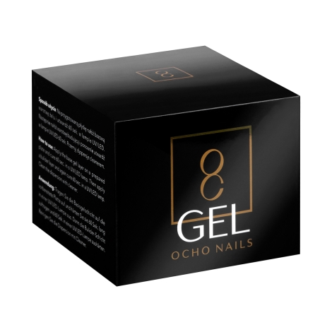 OCHO NAILS Żel do paznokci gold -30 g - 3