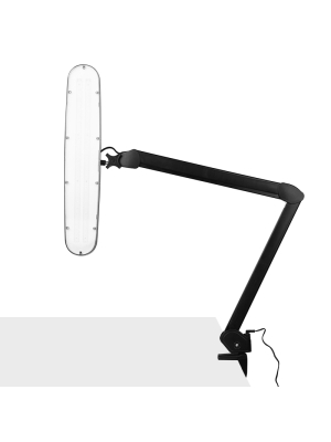 Lampa warsztatowa led Elegante 801-s z imadełkiem standard czarna - image 2