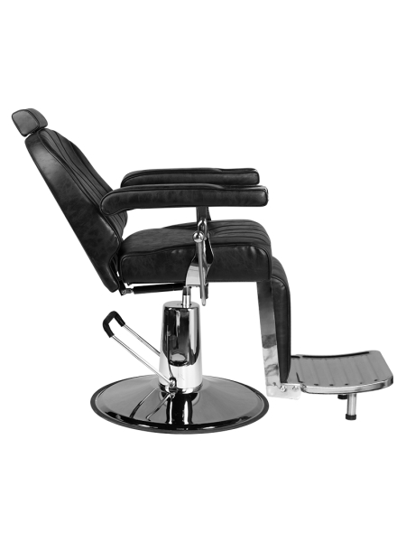 Hair System fotel barberski SM138 czarny - 3