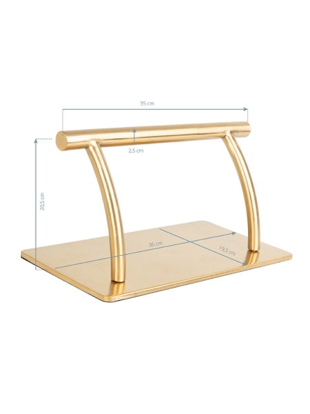 Gabbiano podnóżek fryzjerski AL403 złoty - 3